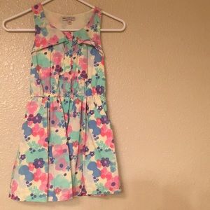 Watercolor floral dress